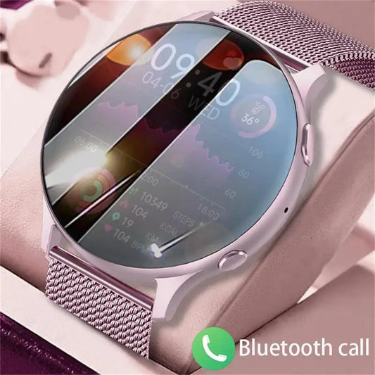 2024 Fashion Smart Watch Ladies Heart Rate Blood Pressure Custom Dial Sport Fitness Watch Men Woman Waterproof Smartwatch Women
